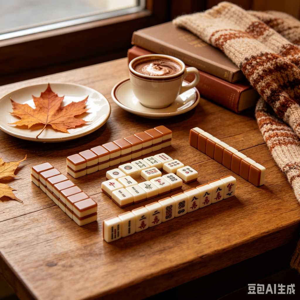 glossy mahjong tiles